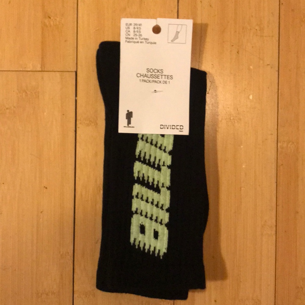 COPY - Black Billie Eilish women’s socks